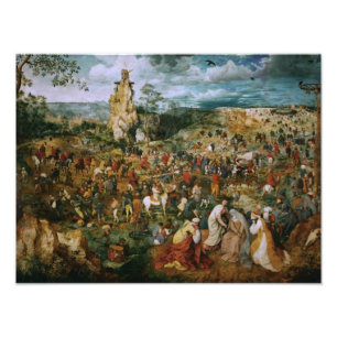 Pieter Bruegel die Ältester-D Prozession zum Fotodruck