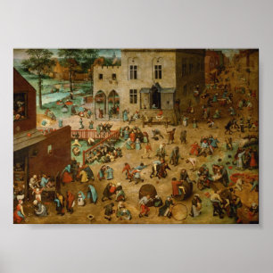 Pieter Bruegel die Elder Children s Games 1560 Poster