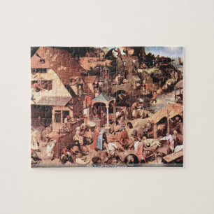 Pieter Bruegel - die niederländischen Sprichwörter Puzzle