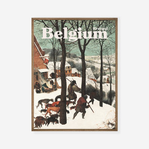 Pieter Bruegel Elder Hunters im Schnee 1565 Art Poster