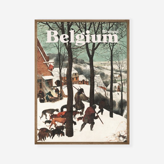 Pieter Bruegel Elder Hunters im Schnee 1565 Art Poster (Von Creator hochgeladen)