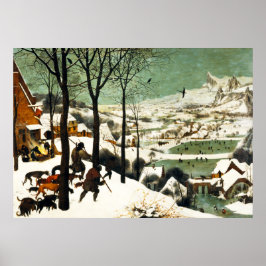 Pieter Bruegel Hunters im Schneeposter Poster