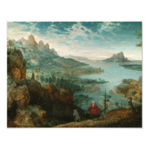 Pieter Bruegel - Landschaft mit Flug nach Ägypten Fotodruck