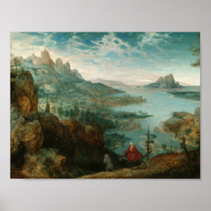 Pieter Bruegel - Landschaft mit Flug nach Ägypten Poster