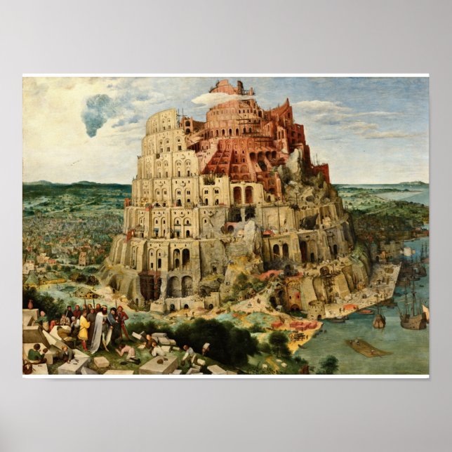 Pieter Bruegel The Elder - Babylon Poster (Vorne)