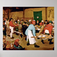 Pieter Bruegel The Elder - Bauernhochzeit 1566