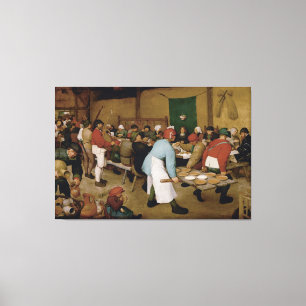 Pieter Bruegel the Elder - Bauernhochzeit Leinwanddruck