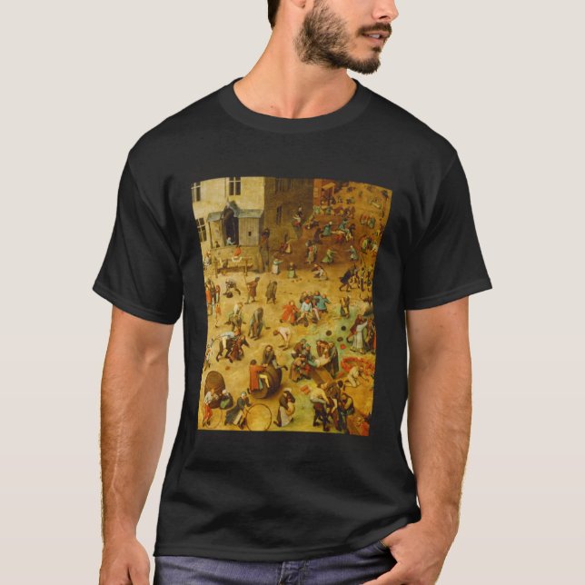 Pieter Bruegel The Elder Children Games 3 T-Shirt (Vorderseite)