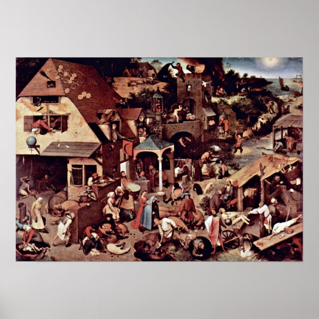 Pieter Bruegel the Elder - Die niederländischen Sp Poster (Vorne)