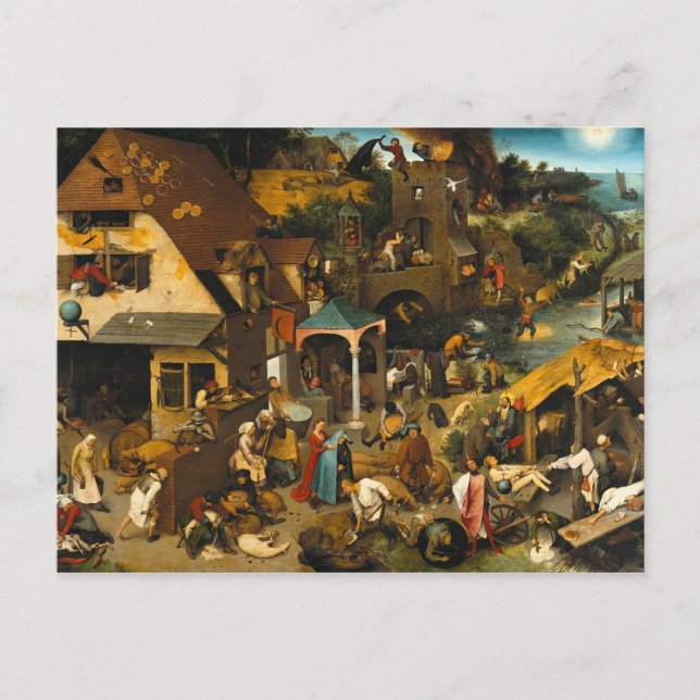 Pieter Bruegel the Elder - Die niederländischen Sp Postkarte (Vorderseite)