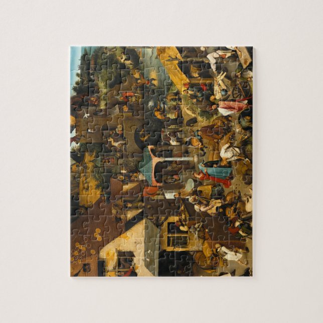 Pieter Bruegel the Elder - Die niederländischen Sp Puzzle (Vertikal)
