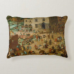 Pieter Bruegel the Elder - Kinderspiele Zierkissen