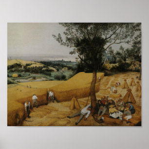 Pieter Bruegel the Elder - The Harvesters Poster