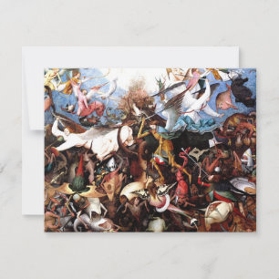 Pieter Bruegels "Der Sturz der rebellischen Engel" Einladung