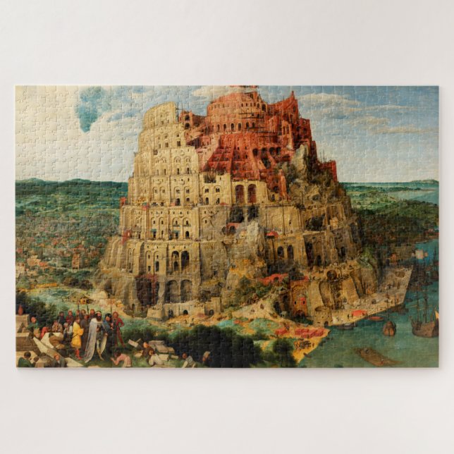 Pieter Bruegels "Der Turm von Babel" (ca. 1563) Puzzle (Horizontal)