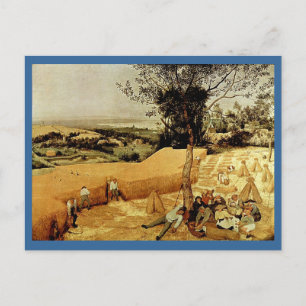 Pieter Bruegels Die Ernte (1565) Postkarte