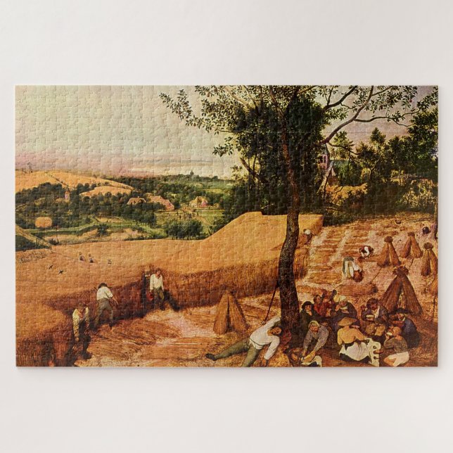 Pieter Bruegel's The Harvesters (1565) Puzzle (Horizontal)