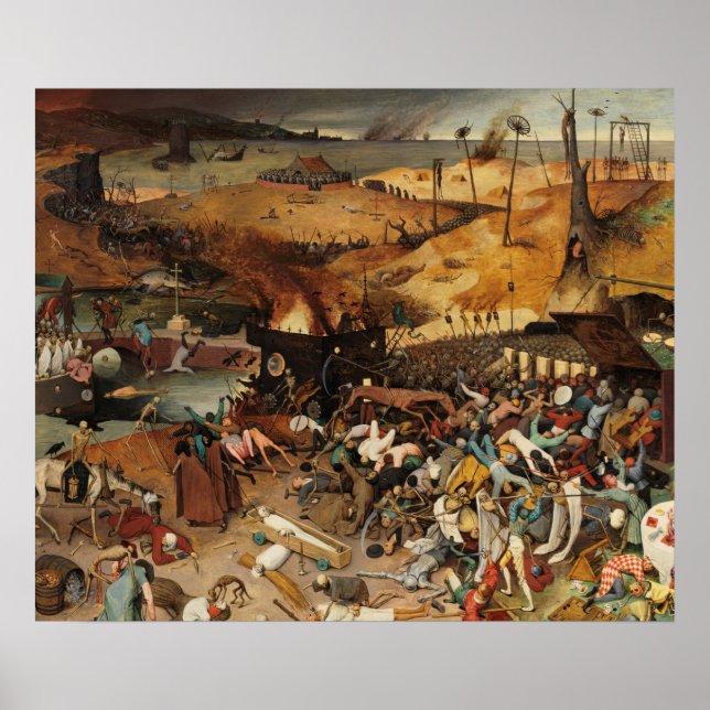 Pieter Brueghel Viejo el triunfo de la muerte Poster (Vorne)