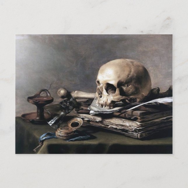 Pieter Claesz Still Life Postcard Postkarte (Vorderseite)