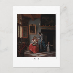 Pieter de Hooch #136 - Fine Art Postcard Postkarte