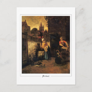 Pieter de Hooch #147 - Kunstpostkarte Postkarte