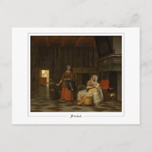 Pieter de Hooch #6 - Kunstpostkarte Postkarte