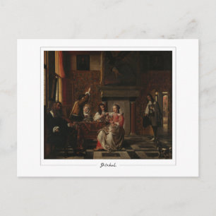 Pieter de Hooch #76 - Kunstpostkarte Postkarte
