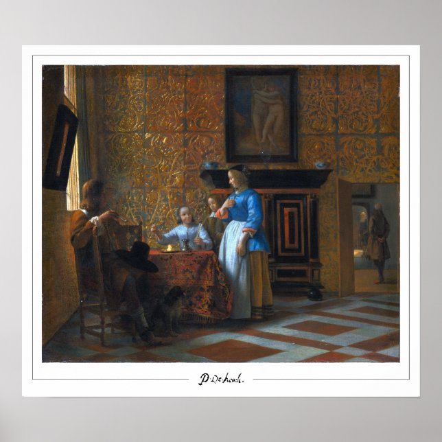 Pieter de Hooch Zedign Art Poster #19 (Vorne)