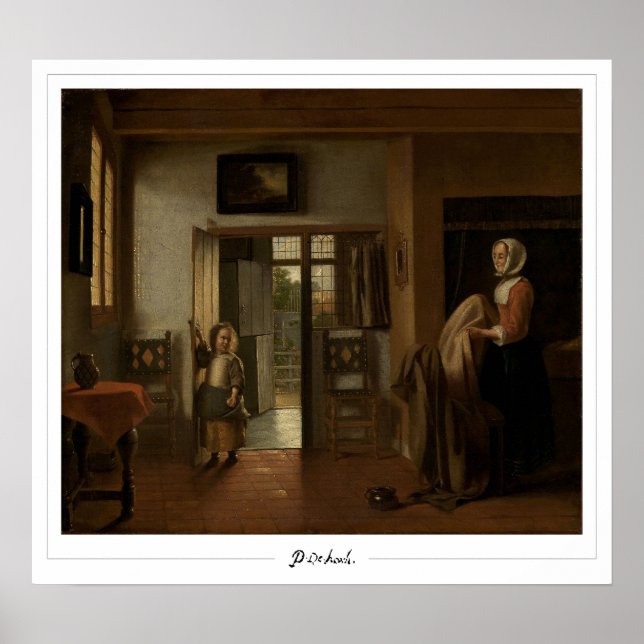 Pieter de Hooch Zedign Art Poster #90 (Vorne)