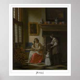 Pieter de Hooch Zedign Art Poster #97