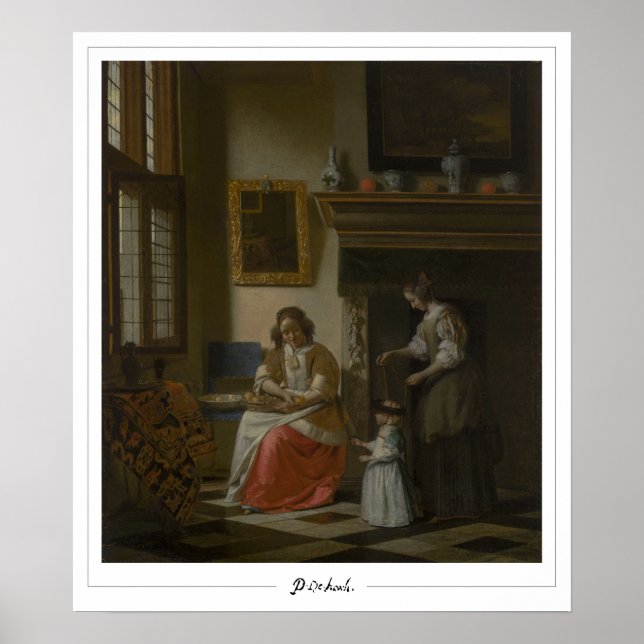 Pieter de Hooch Zedign Art Poster #97 (Vorne)