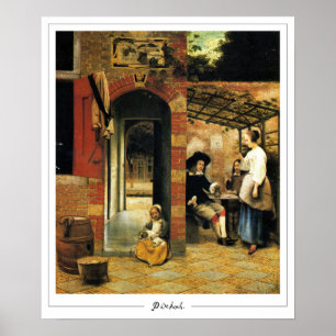 Pieter de Hooch Zedign Kunstposter #105 Poster