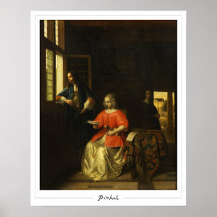 Pieter de Hooch Zedign Kunstposter #117 Poster