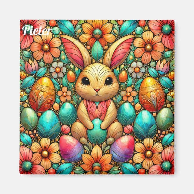 PIETER ~ Osterhasen und Eier ~ Magnet (Vorne)