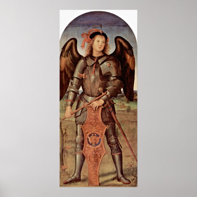 Pietro Perugino - Archangel Michael Poster (Vorne)