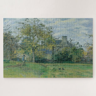 Piettes Haus in Montfoucault (1874) von Pissarro Puzzle