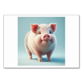 Pig (猪 / Zhū) - Chinesische Flash-Karten Tischnummer