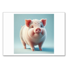 Pig (돼 지) - Koreanische Flash-Karten Tischnummer