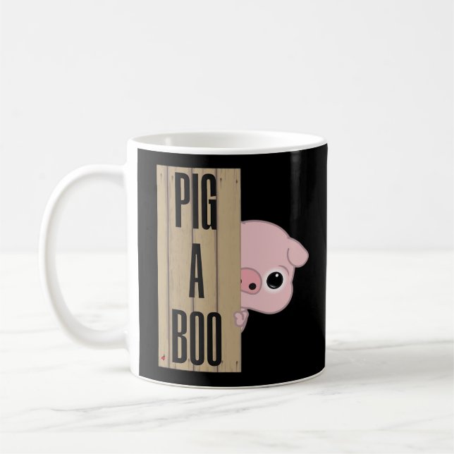 Pig A Boo Fence Kaffeetasse (Links)