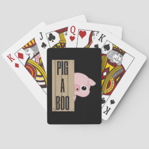 Pig A Boo Fence Spielkarten