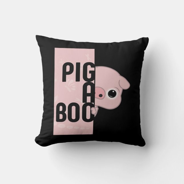Pig A Boo Kissen (Vorderseite)