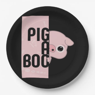 Pig A Boo Pappteller