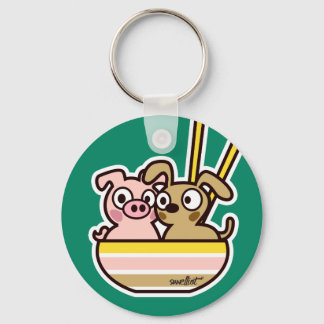 Pig and Dog Keychain Schlüsselanhänger