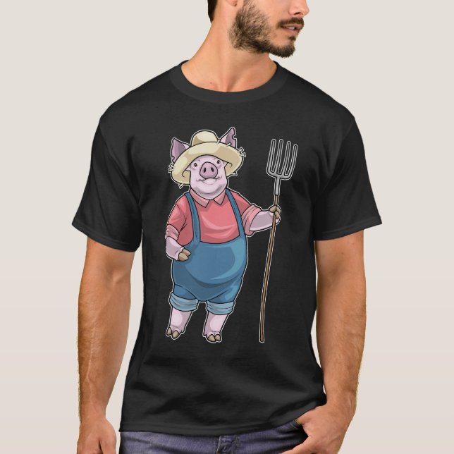 Pig Bauer Pitchfork T-Shirt (Vorderseite)