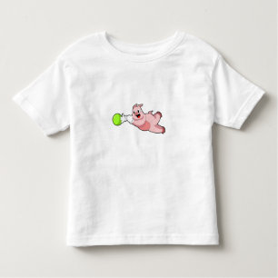 Pig Bowling Bowling Kleinkind T-shirt
