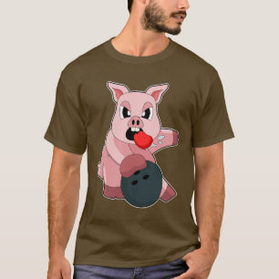 Pig Bowling Bowling T-Shirt