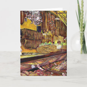 Pig, Budapest Grußkarte Karte