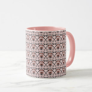 Pig Damask Muster Tasse