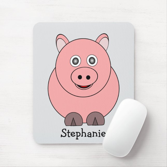 Pig Design Mousepad (Mit Mouse)