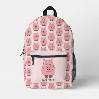 Pig Design Personalisiert Bedruckter Rucksack
